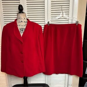 Le Suit Plus Size Skirt Suit Size 20W